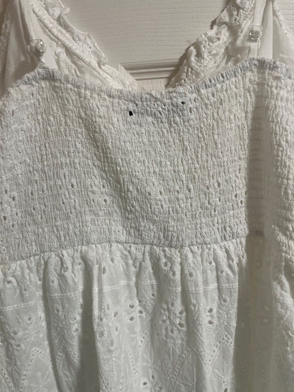 Simplee Apparel White Eyelet Sundress - Picture 6 of 7